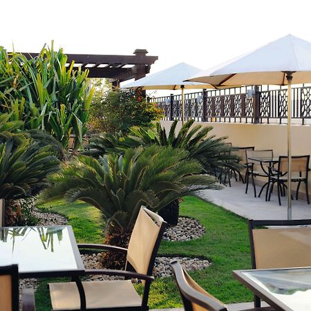 Moevenpick Hotel Apartments Al Mamzar Ντουμπάι Εξωτερικό φωτογραφία The rooftop garden at the hotel